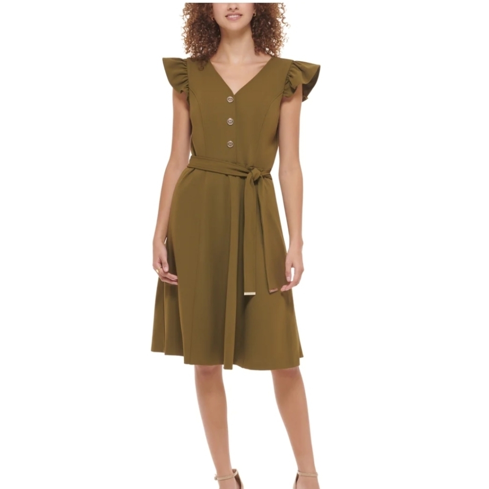 NWT Tommy Hilfiger Flitter Sleeve Dress Size 14